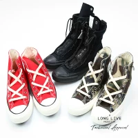Phụ kiện CONVERSE tại chỗ Chuck Tayor Canvas NIGO Giày vải chung 18AW giày thể thao nữ 