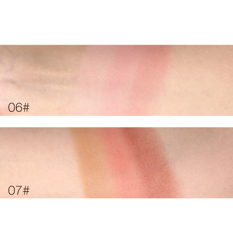 Phấn má hồng UCANBE phấn đỏ hàng hóa Hàn Quốc Thái Lan hoa hồng mờ kết hôn trang điểm nude khả năng sửa chữa tự nhiên má hồng wet n wild