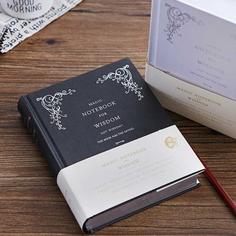 聯華新款精裝本一本好玩的本智慧之書手帳本中英文對照表答案書