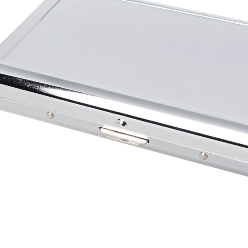 Ультратонкий глянцевый матовый креативный портсигар подходит для мужчин и женщин, портативная металлическая жестяная коробка