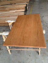 Cherry wood imported from North America solid wood lift desktop log board window sill bay window one-word partition storage shelf book board