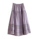 Summer new exquisite thin section lace splicing fairy skirt high waist loose little black dress design sense tutu skirt