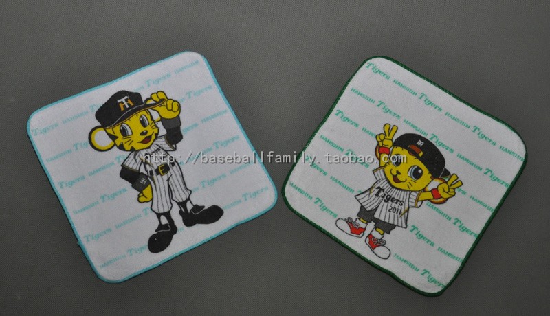 Người hâm mộ bóng chày NPB Hanshin Tiger của Nhật Bản kỷ niệm những ô vuông nhỏ 	gậy bóng chày chính hãng	