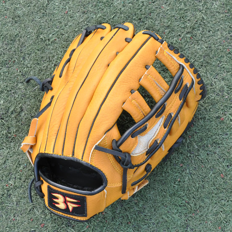 BF là một lĩnh vực da mềm mại Hàn Quốc nói chung 13-inch cứng găng tay bóng chày mềm softball 	mũ bóng chày chữ b	