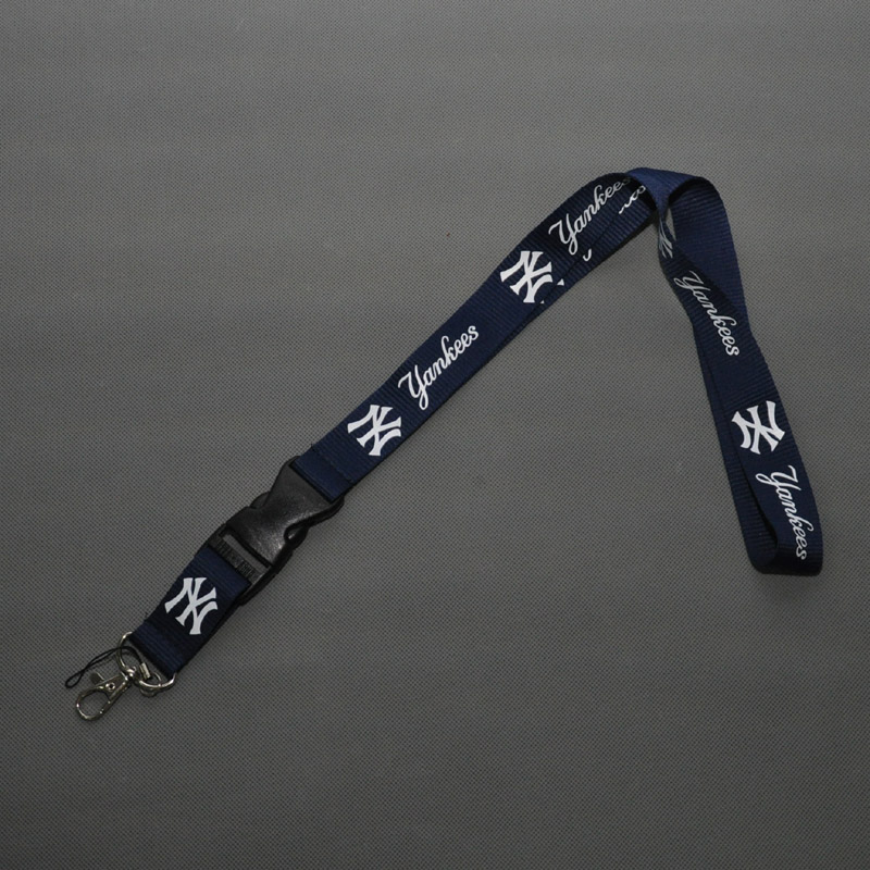 MLB Mỹ Đội Bóng Chày Chuyên Nghiệp Keychain Chuỗi Điện Thoại Di Động ID Treo Chuỗi Yankee Red Sox Gấu Dây Đeo gậy bóng chày ngắn	