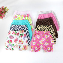 Baby shorts summer thin female baby cotton breathable five-point pants 1 year old girl 2 mens bread pants lantern pants