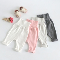Baby big pp pants womens high waist cotton belly pants mens and womens spring trousers spring and autumn 1 year old baby pants
