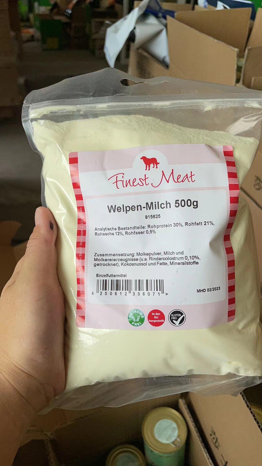 German Air Freight Finest meat Pet Organic Colostrum (0 Lactose)-500g