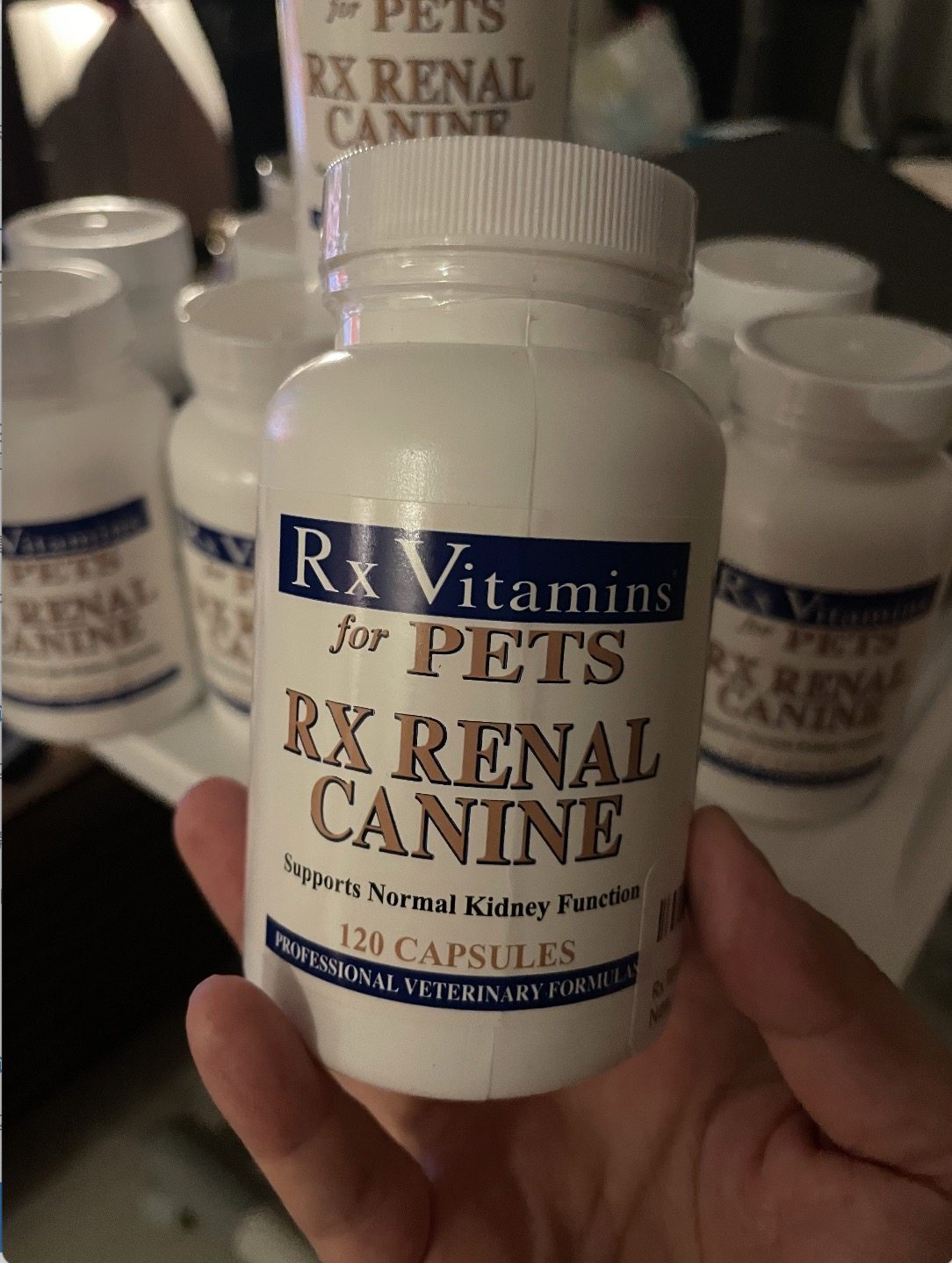 Spot U.S. RxVitamins dogs and cats with chronic renal failure kidney repair urea nitrogen lowering capsules 120 capsules