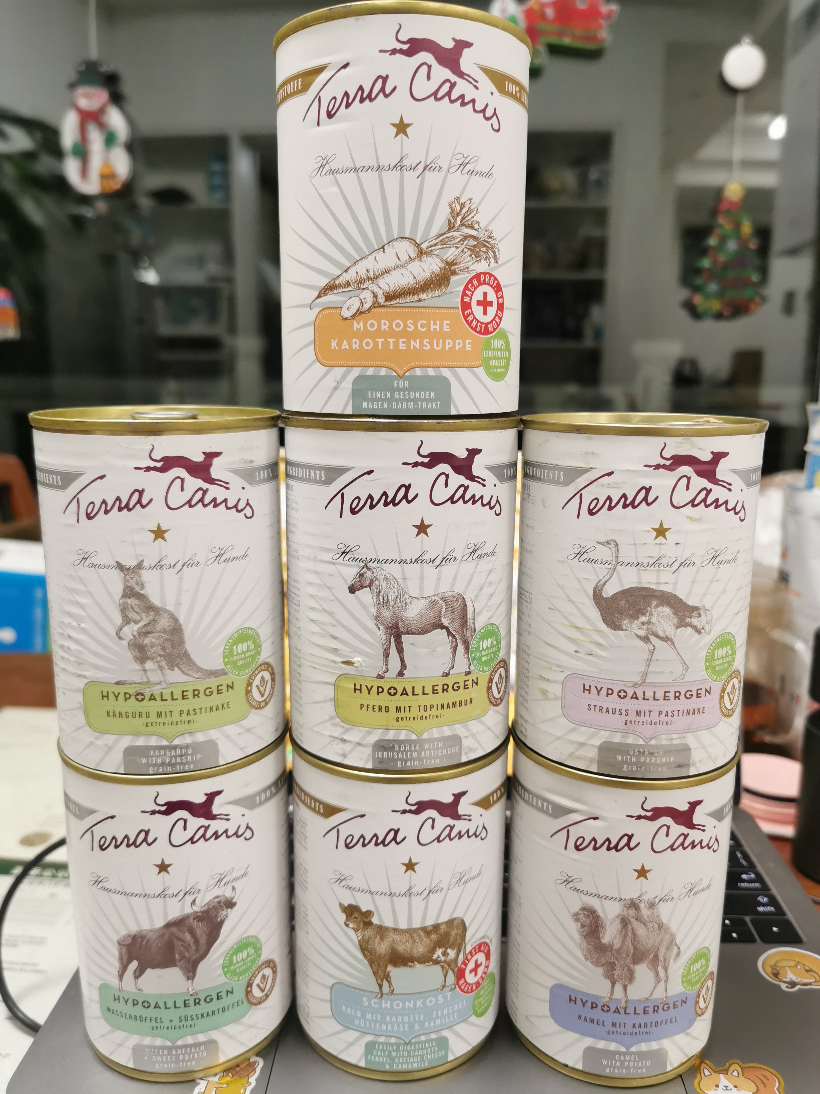 Clearance spot Germany Terra Canis Terra Hypoallergenic series pure carrot puree-6 cans 2023 5