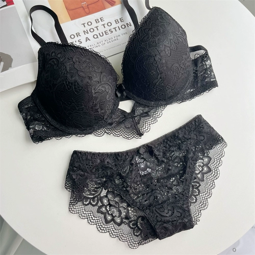 Тонкий поддерживающий сексуальный бюстгалтер, комплект, европейский стиль, большой размер