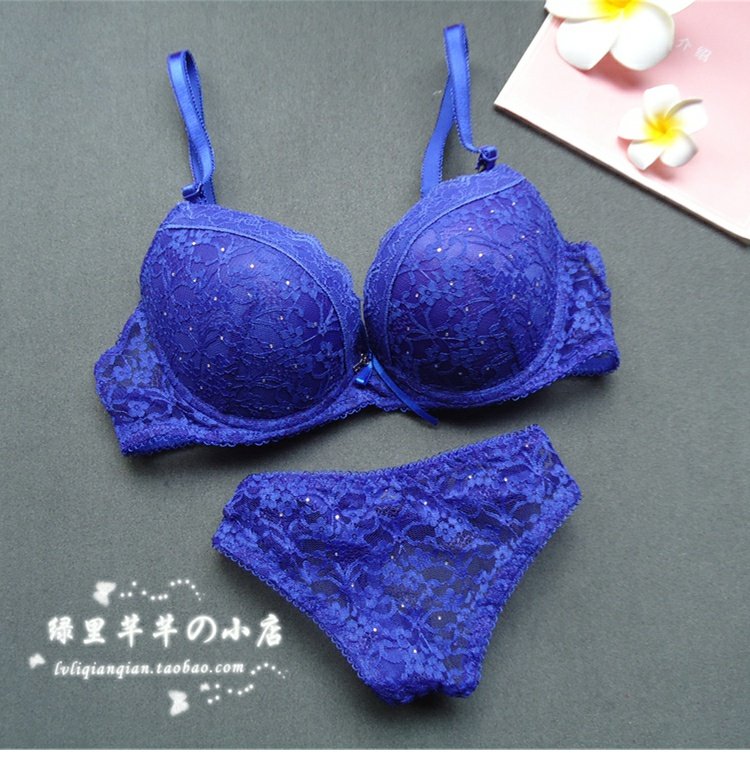 Kim cương đơn ngực gợi cảm trong suốt ren siêu mỏng cỡ lớn C cup girl ngọt ngào tập hợp áo lót quan lot