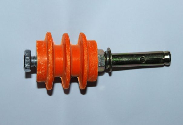 Lightning protection ground copper bar supports the complete set of insulators