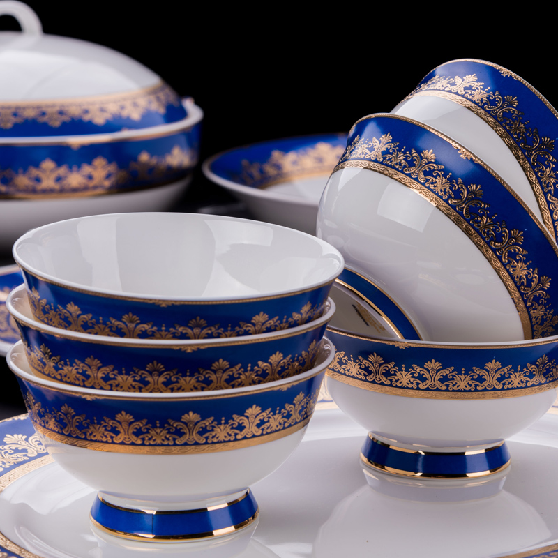 High-end bone porcelain Jingdezhen Marriage disk ceramic disk ceramic single seller creative household dish dish dish
