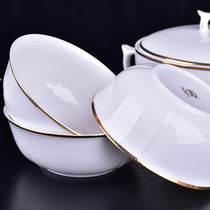 Jingdezhen high-grade bone china tableware porcelain set European wedding dishes ceramic creative household set