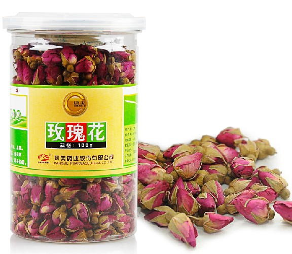 康美 玫瑰花茶100g 玫瑰 瓶装