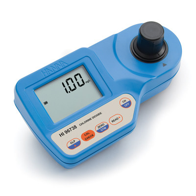 Measuring instrument for the concentration of chlorine dioxide (ClO2) of the Italian hamlet HI96738 (HI93738)