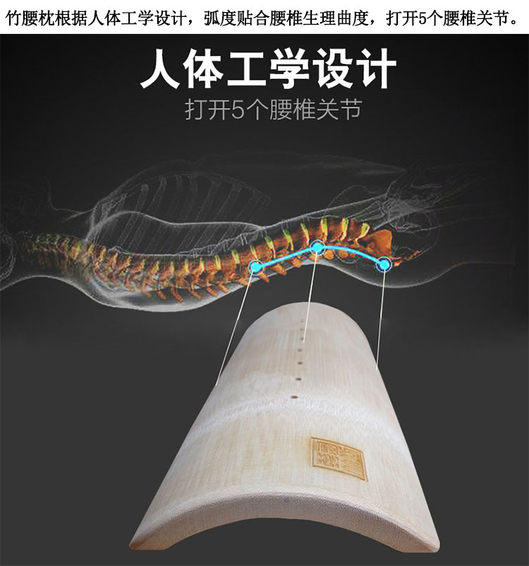 Rắn gỗ tre mat thắt lưng gối ngủ nhà thắt lưng nổi bật trên giường ngủ pad eo thắt lưng đệm thắt lưng gối - Trở lại đệm / Bolsters gối tựa lưng sofa