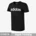 Adidas nam tay ngắn 2018 hè mới cotton trắng đen thoáng khí cổ tròn và áo thun giải trí CD4864 áo thun tập gym nữ Áo phông thể thao