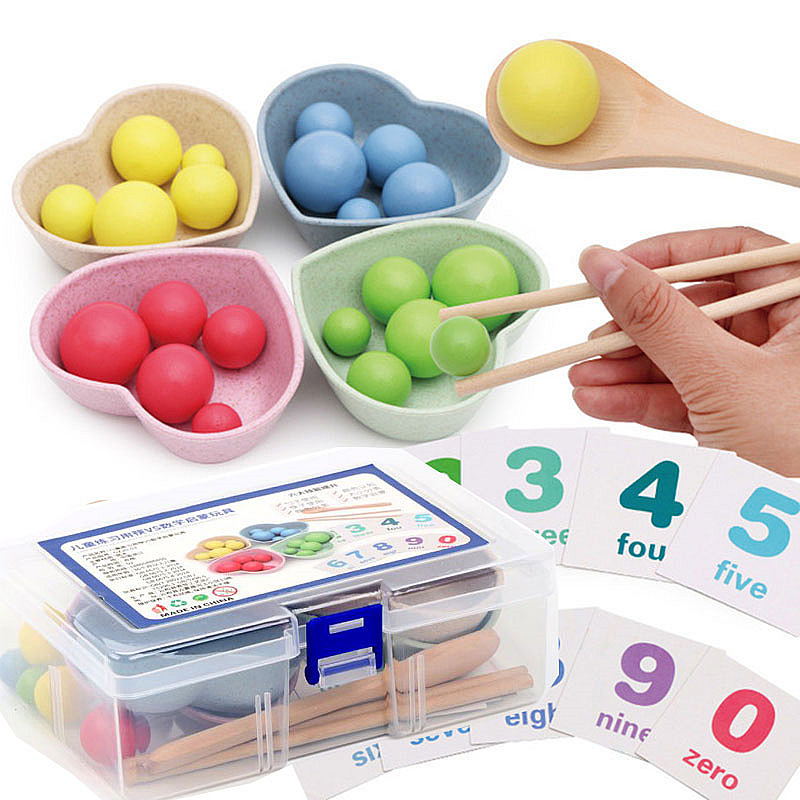 Early childhood toys Puzzle Early Teaching Versatile Fine Action Training Children Exercise Fingers Flexible Clips Beads Teaching Aids