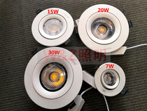Extraordinary series of LED spotlight COB with lens Ceiling Lights Lights embedded clothing store lamp 7W15W20W30W
