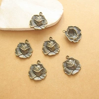 Бронза 1 ретро маленькая роза 1 шт.