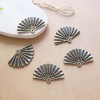 Бронзовый медный круглый веер, 1 шт