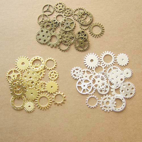 Ретро аксессуар ручной работы, бронзовые медные аксессуары с шестернями, DIY, в стиле панк