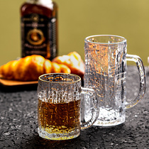 Light luxury style diamond water tool cup holder set home living room with glass drinking water cup family tea cup for hospitality