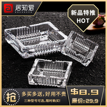 Damaged package crystal glass ashtray home living room large thick drop-proof ashtray KTV office ashtray