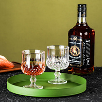 European high-end luxury crystal glass tall red wine cup creative classic home water cup set