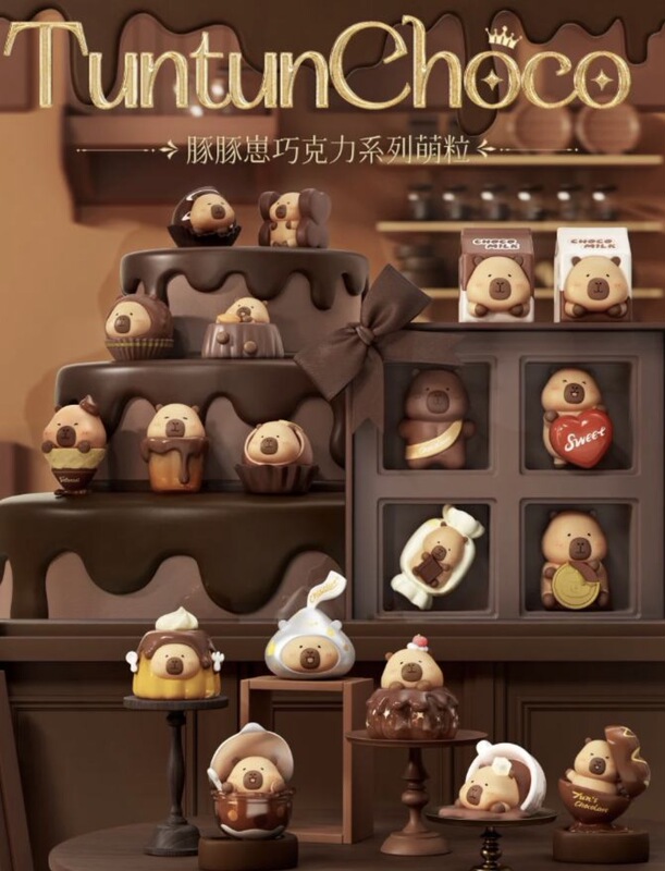 Kapibara Dolphin Cubs Chocolate Series Cute Treats, Free Shipping on Orders over 100 Pieces
