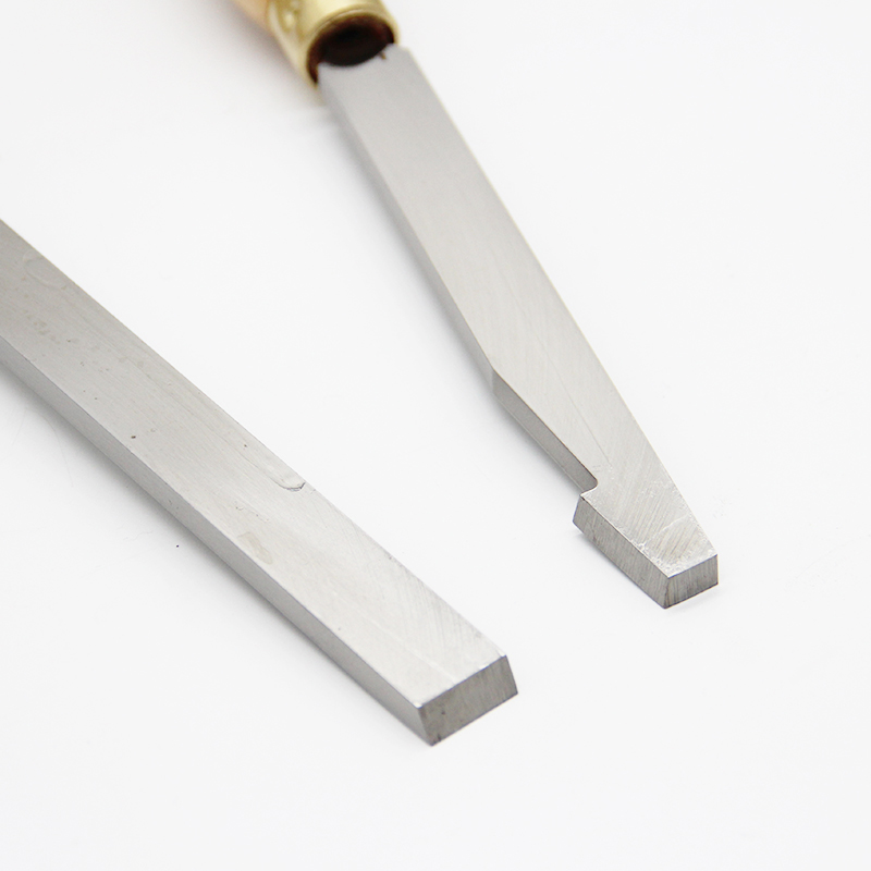 Dukai turning knife Dualca flat head scraper square head scraper high speed steel woodworking turning tool flat head knife HSS refined