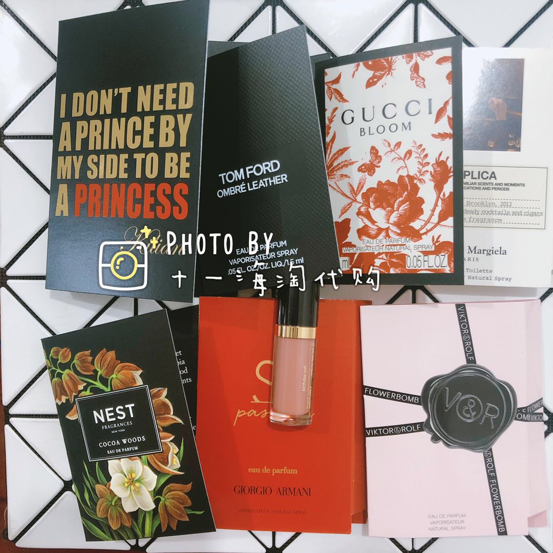 Spot sephoraSephora perfume gift bag 7 test tube tarte lip glazed by kilian