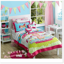 New children quilted by summer cold by two sets of pure cotton quilted quilted by air conditioning by girl-like room bed cover circus