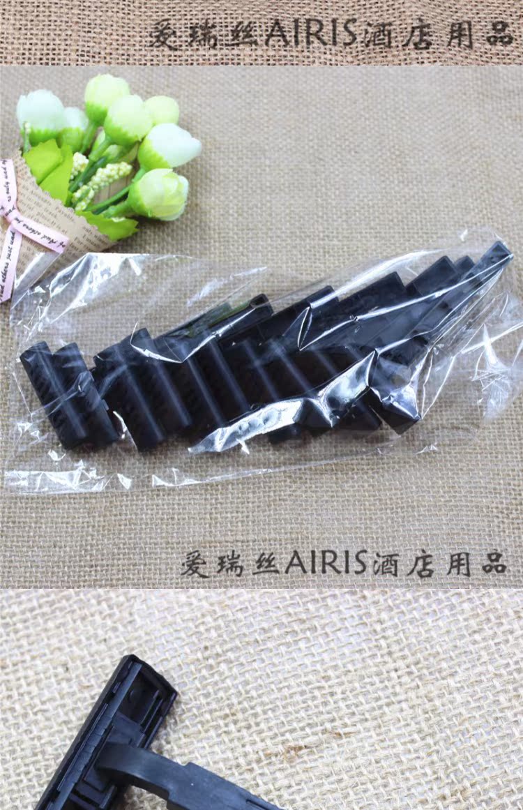 Khách sạn khách sạn tắm nhựa dùng một lần dao cạo đơn giản Lưỡi dao đôi cung cấp tay cầm vuông nhỏ - Rửa sạch / Chăm sóc vật tư đồ chiết mỹ phẩm