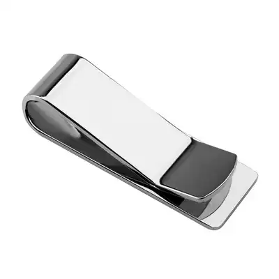 Clearance price) metal wallet men's high-grade matte banknote clip clip clip brass ticket clip folder