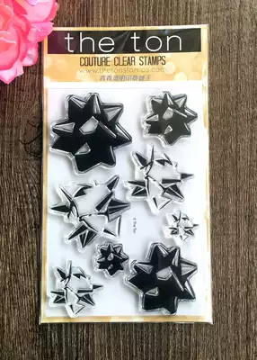 THE TON Holiday ribbon knots Holiday Bows imported transparent seal cutting module