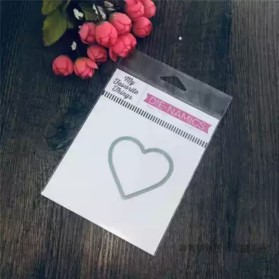 My Favorite Things suture Heart shaped Stitched Heart Window imported cutting die