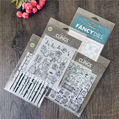 Hero Arts Peek a Boo Circular everything multi-chapter Oval rubber seal and cut