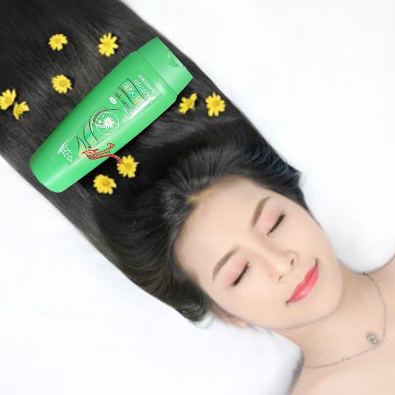 One bottle price 20 years Vietnam original thai duong ginger plant shampoo green bottle 200 ml