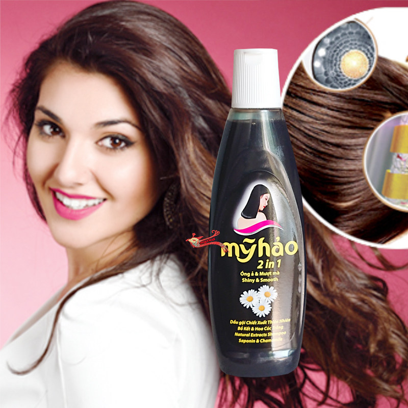 A bottle price Vietnam original fit my good MYHAO Yanggan Chrysanthemum Two-in-one Plant Shampoo 380 ml