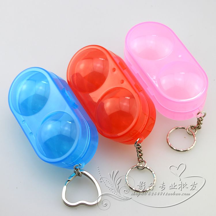 Shadow table tennis ball box protection box can hold two table tennis special table tennis box hard plastic