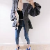 13 nên là màu xám chic chic blazer nữ phiên bản Hàn Quốc của phần dài của mùa thu mặc eo thon áo dạ nữ dáng ngắn Business Suit