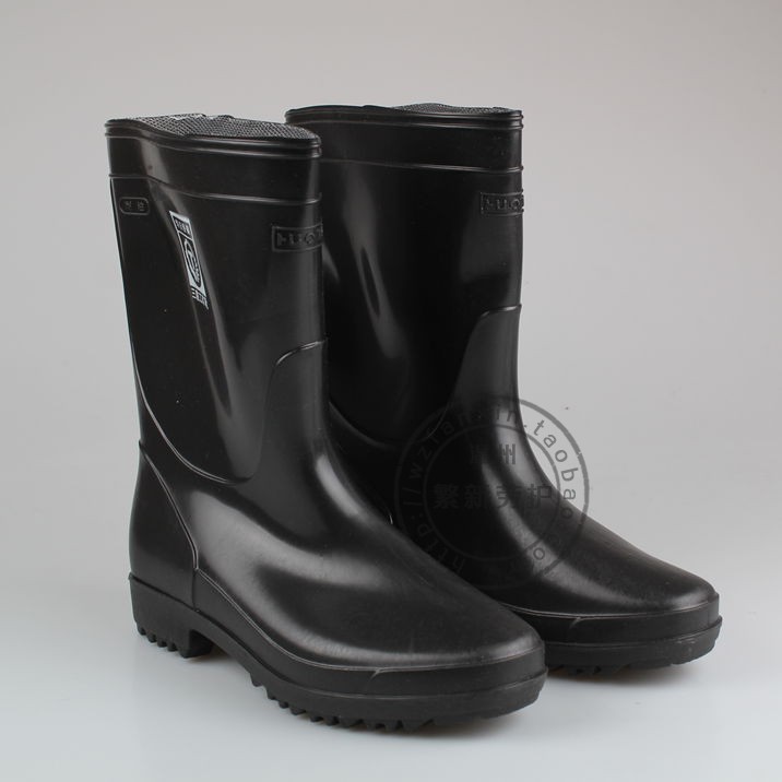 Huatian Zhongtong Oil Resistant Rain Shoes Protection Water Shoes Trianti Work Mine Boots Men and women Acid Resistant Lapato Rain Boots