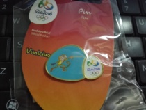 Olympic badges Rio 2016 Olympic Games badges Mascot fencing badges