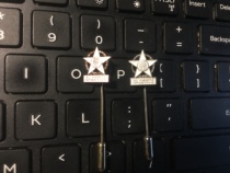 Olympic Games badge Italian Olympic Committee badge Italian NOC five-star pin badge single piece