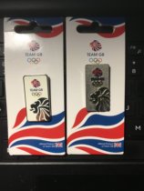 2012 London Olympic Games badge British delegation British team badge lion head LOGO badge a pair