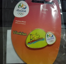 2016 Brazil Rio Olympic Games badges mascot event badges canoe badges