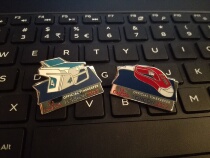 2012 London Olympic Games Badge Official Timing Omega Badge Omega OMEGA Badge Pair